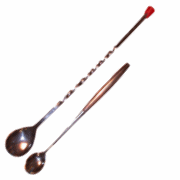 Two different examples of a barspoon