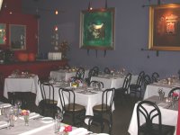 The dining room